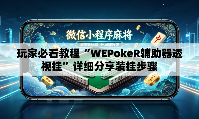 玩家必看教程“WEPokeR辅助器透视挂	”详细分享装挂步骤