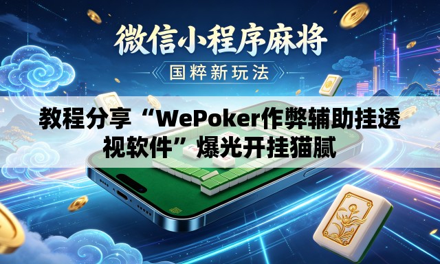 教程分享“WePoker作弊辅助挂透视软件	”爆光开挂猫腻