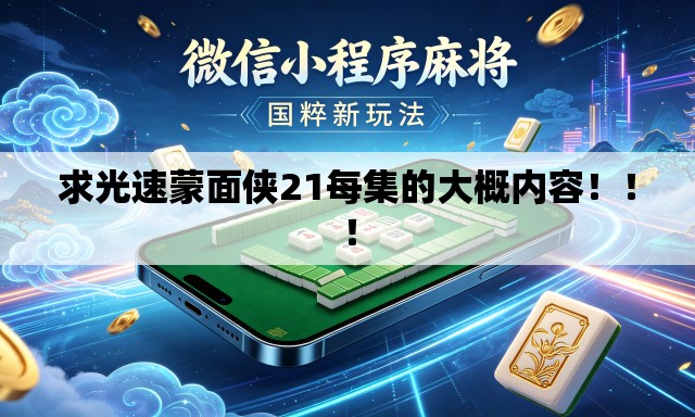 求光速蒙面侠21每集的大概内容!!! 求光速蒙面侠21每集的大概内容!!!
