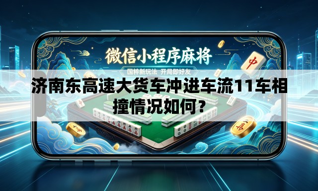 济南东高速大货车冲进车流11车相撞情况如何? 济南东高速大货车冲进车流11车相撞情况如何?