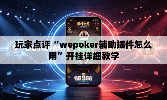 玩家点评“wepoker辅助插件怎么用	”开挂详细教学