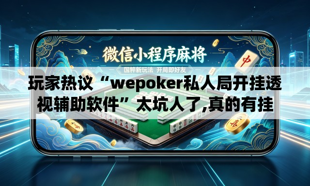 玩家热议“wepoker私人局开挂透视辅助软件”太坑人了,真的有挂