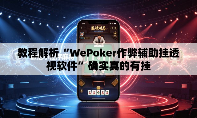 教程解析“WePoker作弊辅助挂透视软件”确实真的有挂