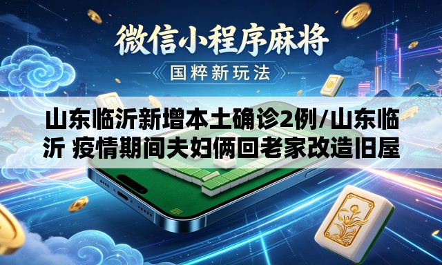 山东临沂新增本土确诊2例/山东临沂 疫情期间夫妇俩回老家改造旧屋视频