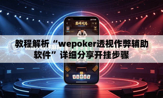 教程解析“wepoker透视作弊辅助软件	”详细分享开挂步骤