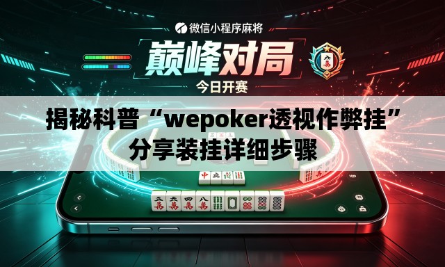 揭秘科普“wepoker透视作弊挂”分享装挂详细步骤