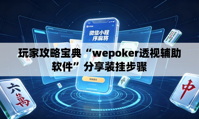 玩家攻略宝典“wepoker透视辅助软件”分享装挂步骤