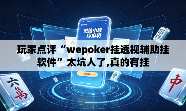 玩家点评“wepoker挂透视辅助挂软件	”太坑人了,真的有挂