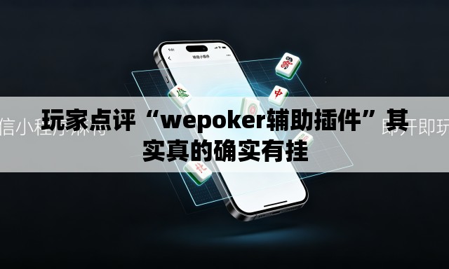 玩家点评“wepoker辅助插件”其实真的确实有挂