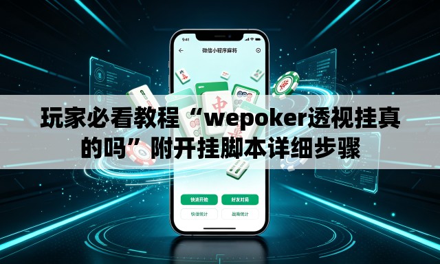 玩家必看教程“wepoker透视挂真的吗	”附开挂脚本详细步骤