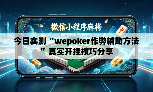 今日实测“wepoker作弊辅助方法	”真实开挂技巧分享