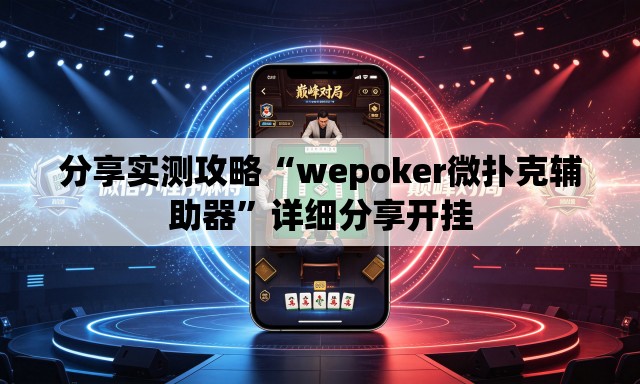 分享实测攻略“wepoker微扑克辅助器”详细分享开挂