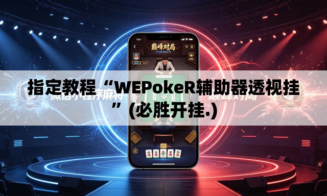 指定教程“WEPokeR辅助器透视挂	”(必胜开挂.)