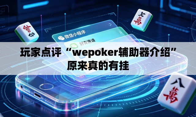 玩家点评“wepoker辅助器介绍”原来真的有挂