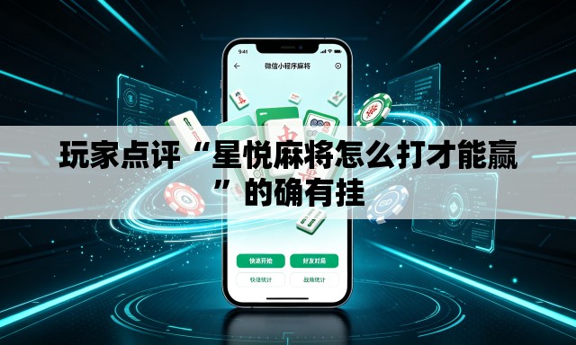 玩家点评“星悦麻将怎么打才能赢”的确有挂