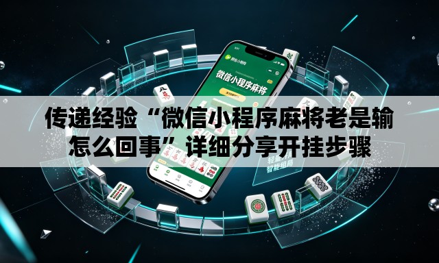 传递经验“微信小程序麻将老是输怎么回事	”详细分享开挂步骤