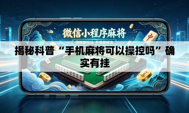 揭秘科普“手机麻将可以操控吗”确实有挂