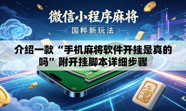 介绍一款“手机麻将软件开挂是真的吗”附开挂脚本详细步骤