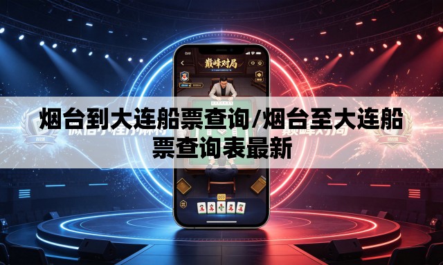 烟台到大连船票查询/烟台至大连船票查询表最新
