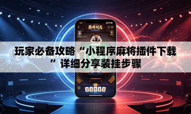 玩家必备攻略“小程序麻将插件下载”详细分享装挂步骤
