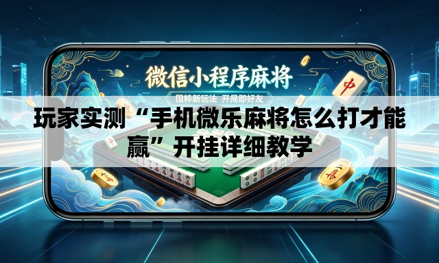 玩家实测“手机微乐麻将怎么打才能赢”开挂详细教学