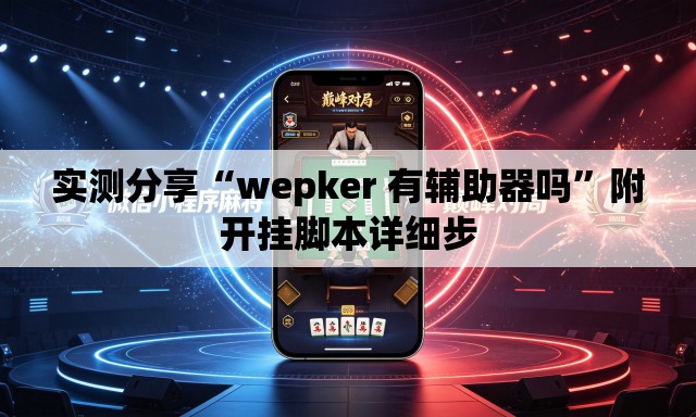 实测分享“wepker 有辅助器吗”附开挂脚本详细步