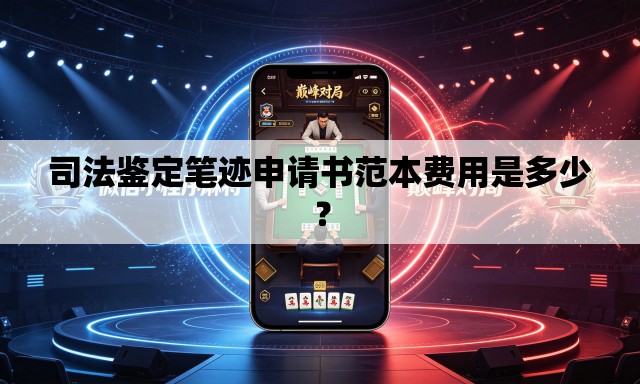 司法鉴定笔迹申请书范本费用是多少? 司法鉴定笔迹申请书范本费用是多少?