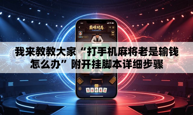我来教教大家“打手机麻将老是输钱怎么办”附开挂脚本详细步骤