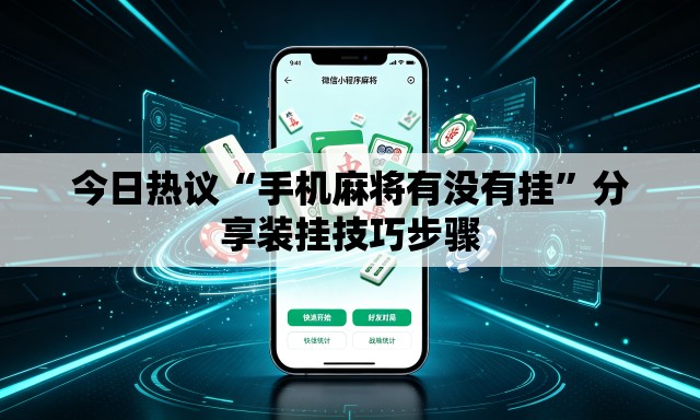 今日热议“手机麻将有没有挂	”分享装挂技巧步骤
