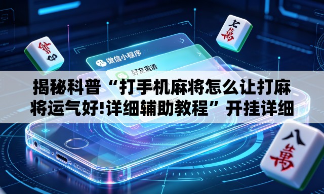揭秘科普“打手机麻将怎么让打麻将运气好!详细辅助教程	”开挂详细教学