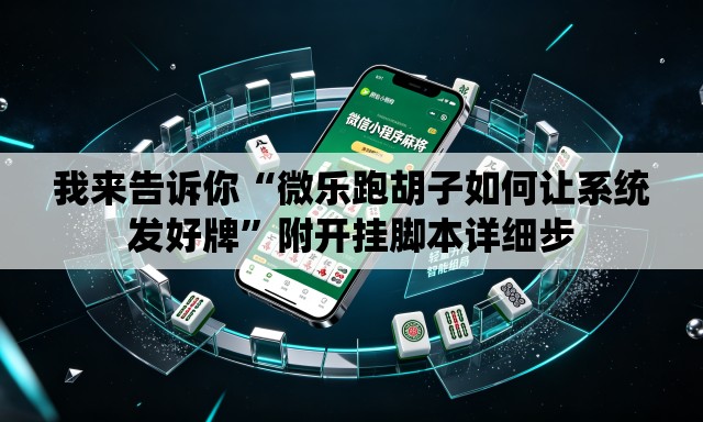 我来告诉你“微乐跑胡子如何让系统发好牌”附开挂脚本详细步