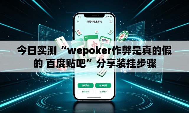 今日实测“wepoker作弊是真的假的 百度贴吧”分享装挂步骤