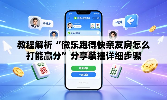 教程解析“微乐跑得快亲友房怎么打能赢分	”分享装挂详细步骤