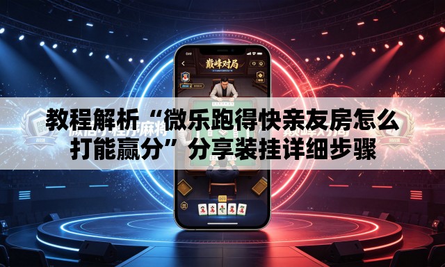 教程解析“微乐跑得快亲友房怎么打能赢分”分享装挂详细步骤