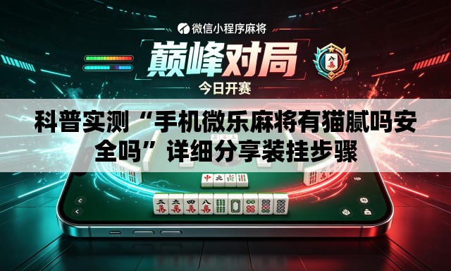 科普实测“手机微乐麻将有猫腻吗安全吗	”详细分享装挂步骤