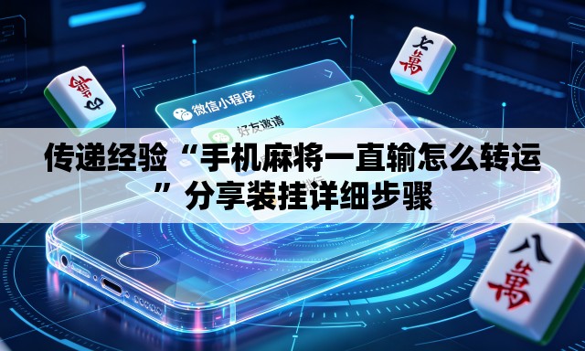 传递经验“手机麻将一直输怎么转运	”分享装挂详细步骤