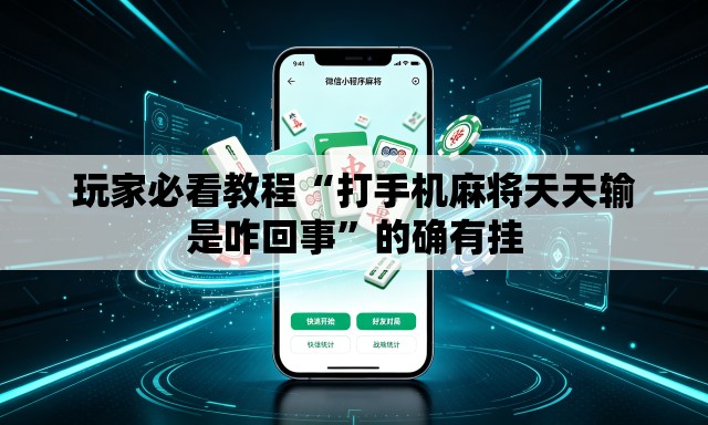 玩家必看教程“打手机麻将天天输是咋回事	”的确有挂