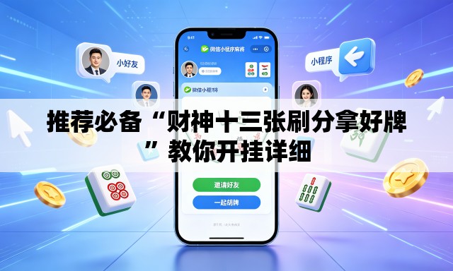 推荐必备“财神十三张刷分拿好牌”教你开挂详细