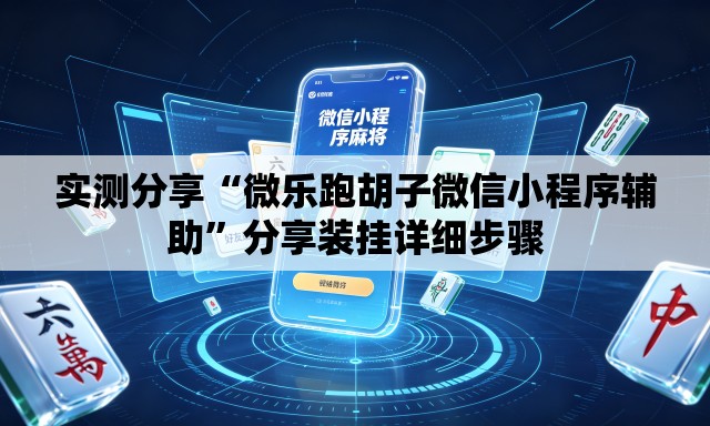 实测分享“微乐跑胡子微信小程序辅助”分享装挂详细步骤