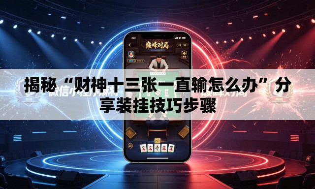 揭秘“财神十三张一直输怎么办”分享装挂技巧步骤