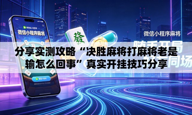 分享实测攻略“决胜麻将打麻将老是输怎么回事”真实开挂技巧分享