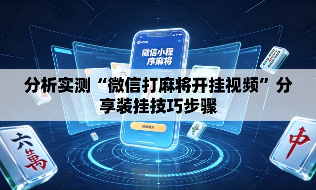 分析实测“微信打麻将开挂视频	”分享装挂技巧步骤