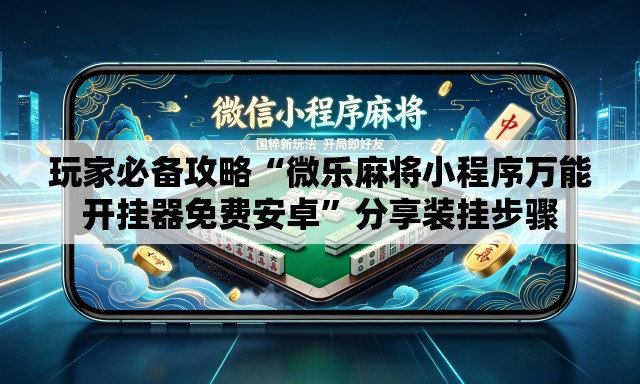 玩家必备攻略“微乐麻将小程序万能开挂器免费安卓”分享装挂步骤