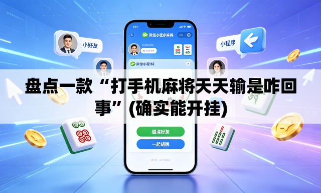 盘点一款“打手机麻将天天输是咋回事”(确实能开挂)
