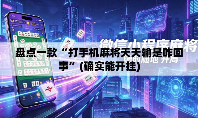 盘点一款“打手机麻将天天输是咋回事”(确实能开挂)