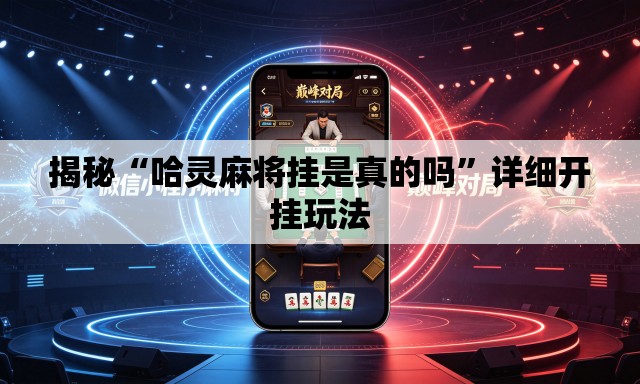 揭秘“哈灵麻将挂是真的吗”详细开挂玩法