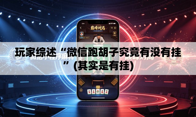 玩家综述“微信跑胡子究竟有没有挂”(其实是有挂)