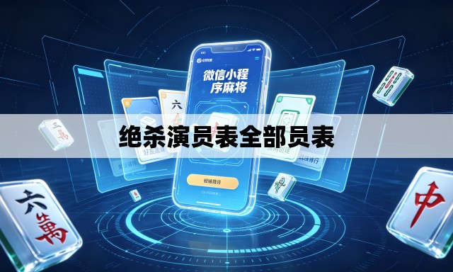 绝杀演员表全部员表