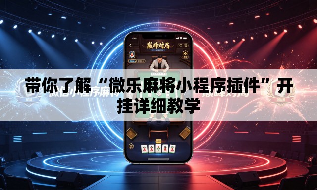 带你了解“微乐麻将小程序插件”开挂详细教学