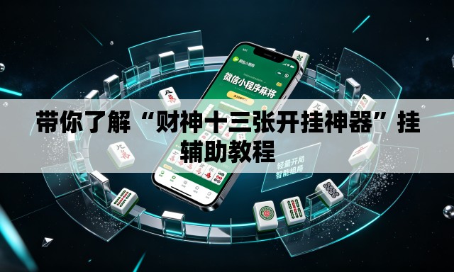 带你了解“财神十三张开挂神器”挂辅助教程